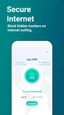 Lite VPN - Secure VPN Proxy android App screenshot 2